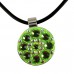Golf Bling Ball Marker with Magnetic Bling Black Necklace for Lady
